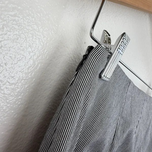 Piazza Sempione Jacqueline Trouser Pants Womens 40 Black White Stripe Career 25" - Image 12