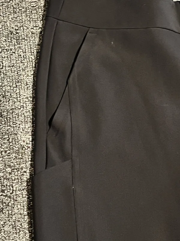 Womens sz4 Athleta Black Stellar Straight Crop Pant-casual/travel/work - Image 5