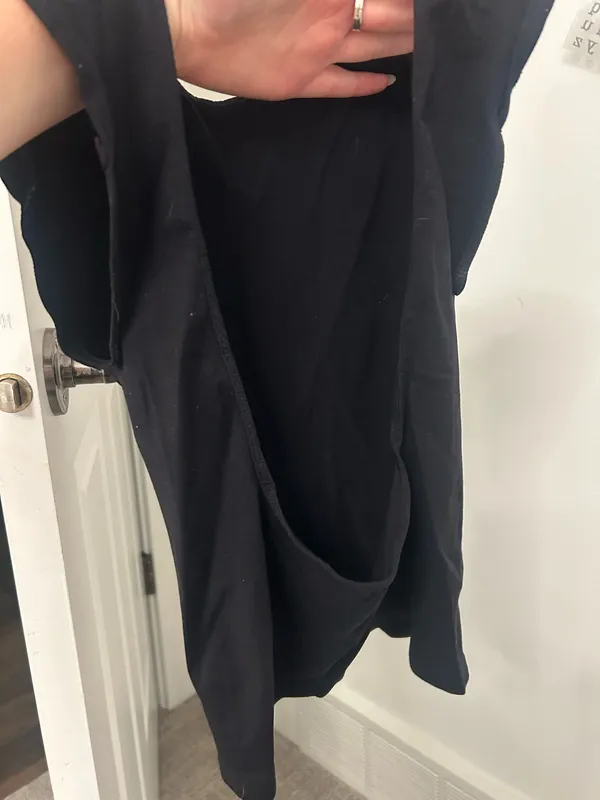 Free People Top Black Open Back - Image 3