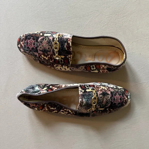 Sam Edelman Loraine Prima Ivory Velvet Loafers - Image 5