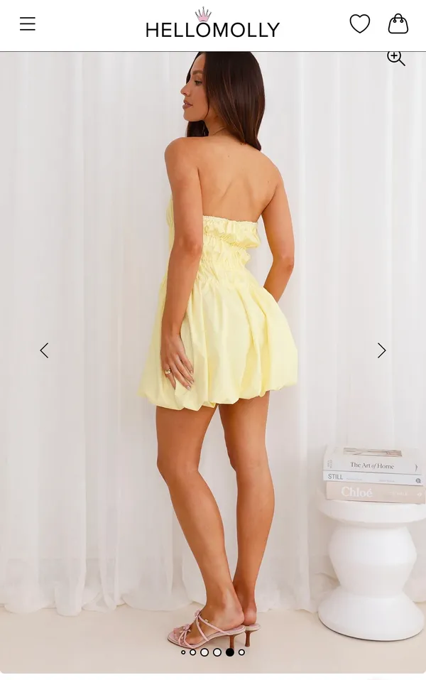 Hello Molly Bubble yellow dress - Image 3
