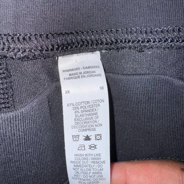 Nike Black Leggings with White Logo - Image 2