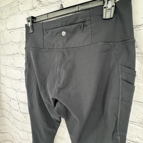 NWT Baleaf Leggings Women's XL Black Water Resistant Fleece Lined Pockets - Image 6