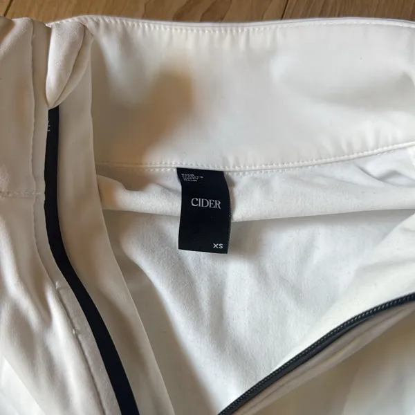 Cider White and Black Quarter-Zip Pullover - Image 2