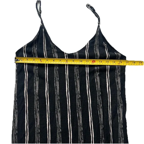 Vintage Women’s Striped Midi Slip Dress S Resortwear Vacation Minimalist Beach - Image 5