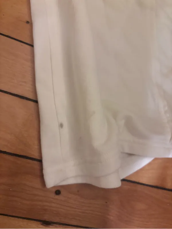 Double Zero Spicy White Cargo Pants — Small - Image 7