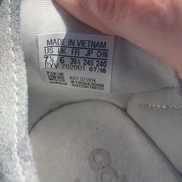 Adidas Tubular Viral Sneaker Sz 7.5 White/chalk - Image 7