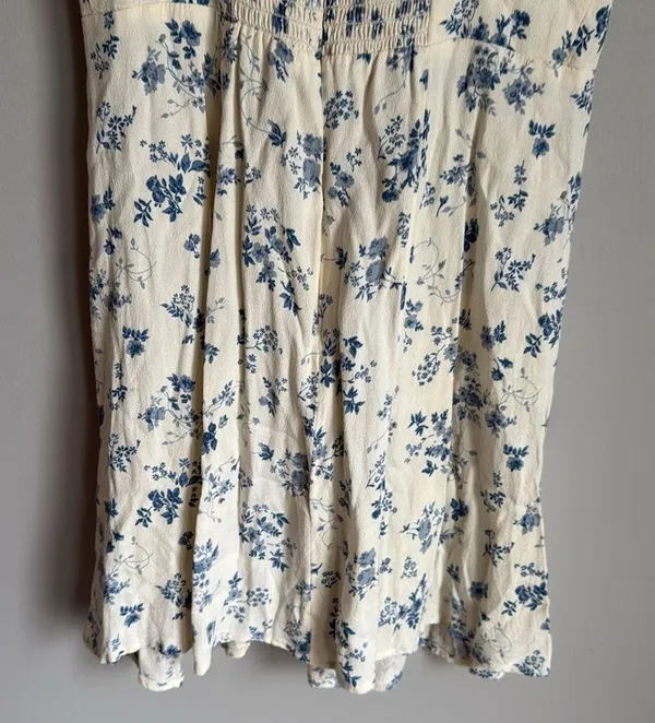Reformation Pacey short-sleeve mini dress in Lula Floral 6 - Image 4