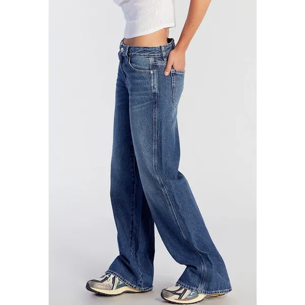 Pacsun Casey Low Rise Baggy Jeans Medium Indigo NWT Flossie Size 34 - Image 3