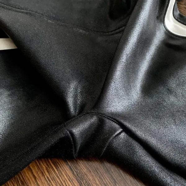 SPANX Faux Leather Side Stripe Leggings - Image 7