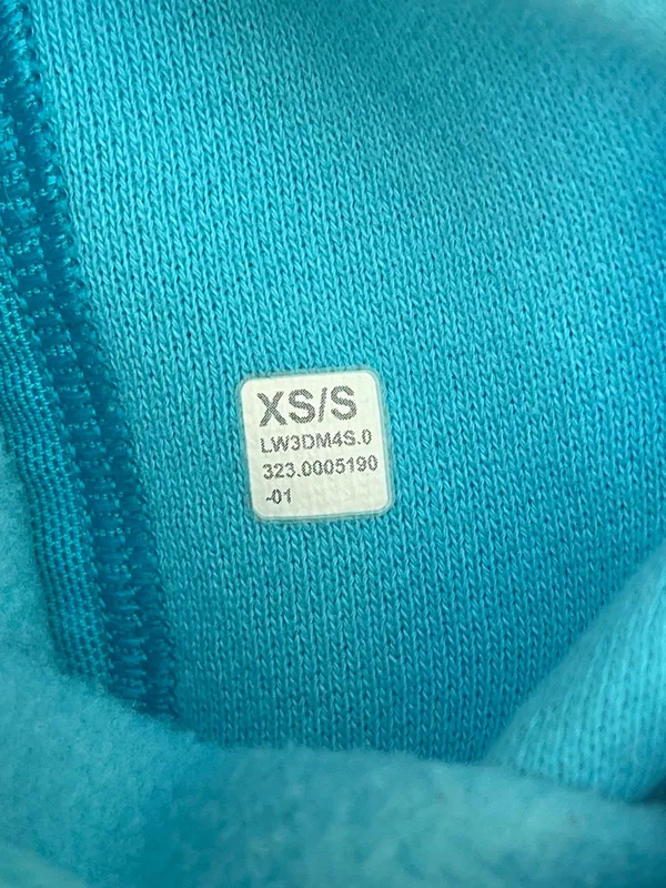 Lululemon Scuba Oversized Half‑Zip Hoodie Cropped Tidal Teal Activewear XS/S - Image 7