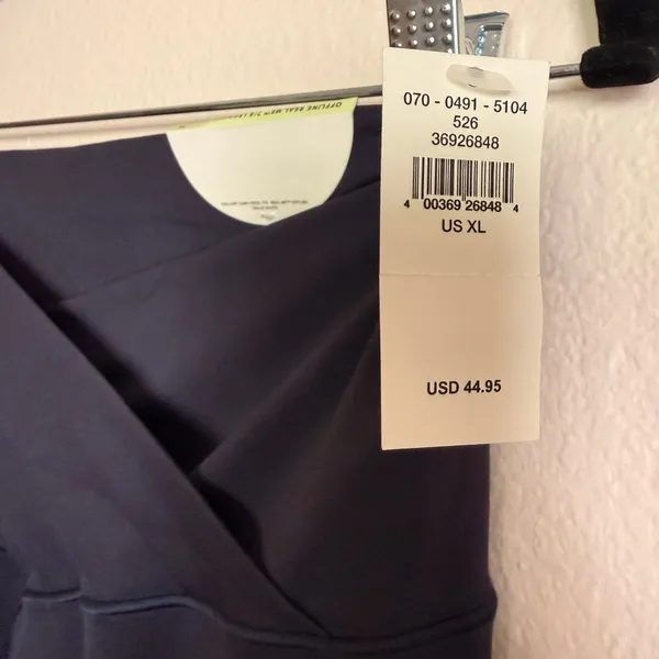 OFFLINE by Aerie Real Me 7/8 Leggings High Rise Crossover Waist Navy Blue XL - Image 4