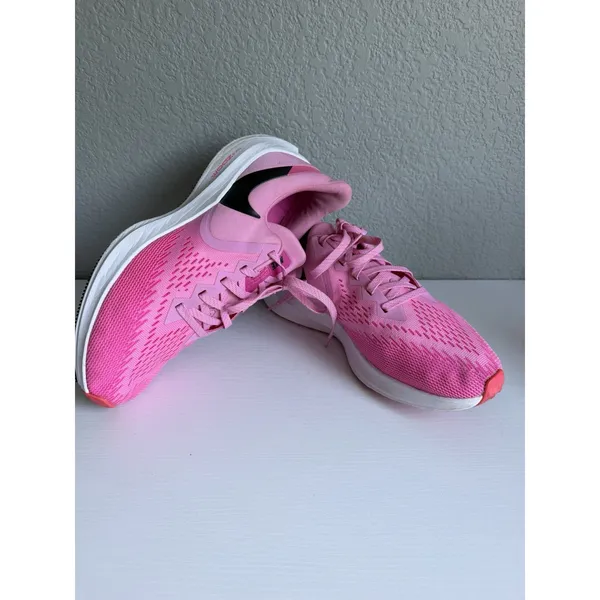 Nike Zoom Winflo 6 Women's 10 Psychic Pink Black Running Shoes BQ3192-600 - Image 11