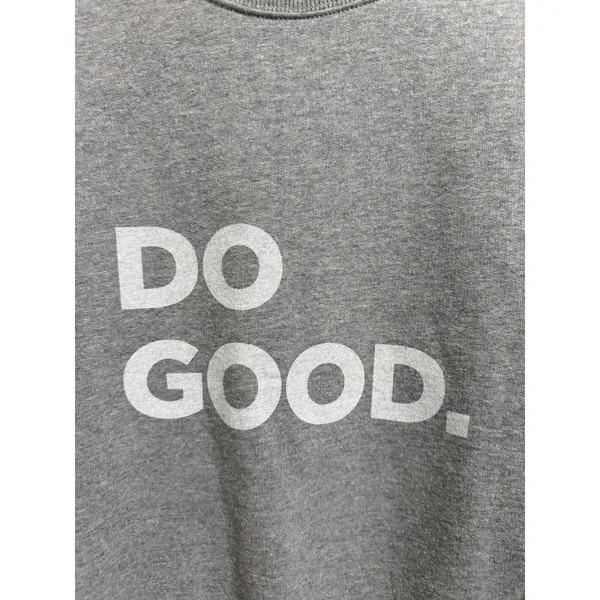 Cotopaxi "Do Good" Sweatshirt Pullover Fleece Heather Gray Women's Size‎ Small - Image 9
