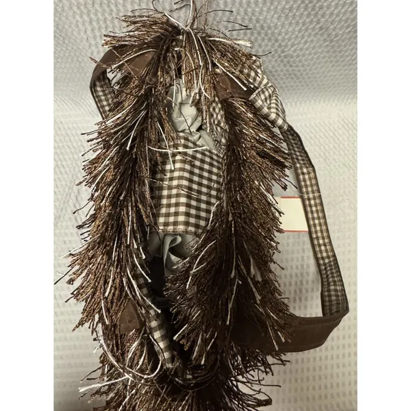 Abetta Accessories Western Fringe Tote Brown Gingham Cowboy Boot Floral‎ NWT Bag - Image 16