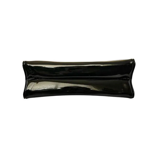 Vintage Morris Moskowitz MM Black Patent Leather Ring Handle Evening Bag Handbag - Image 7