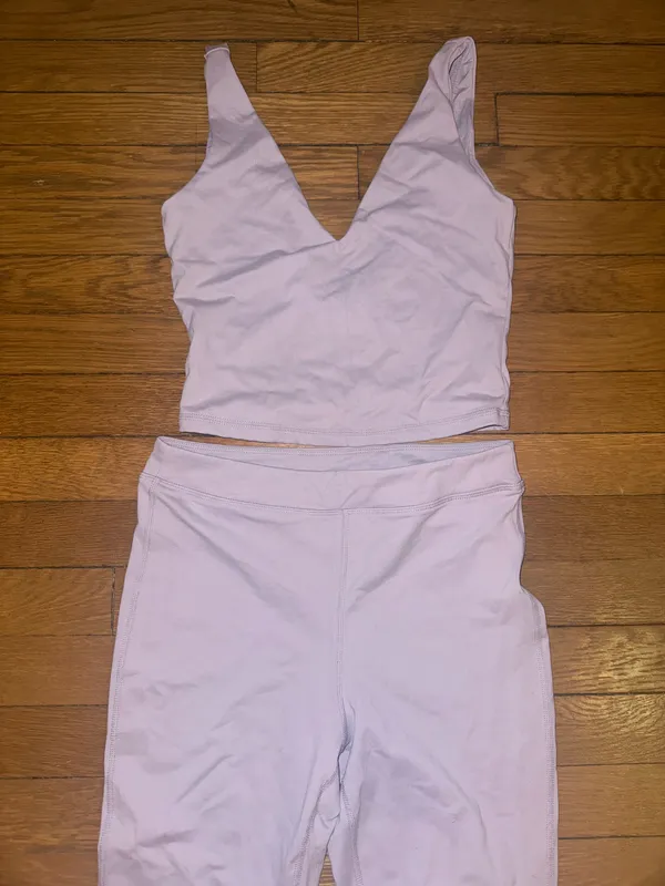 Lavender Workout Set Purple - Image 2