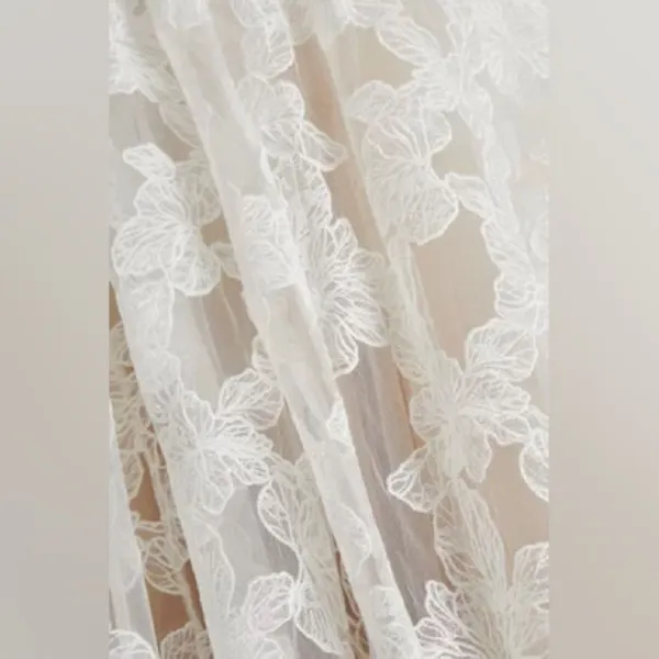 Bronx and Banco Lily Blanc Embroidered Gown US2/XS - Image 3