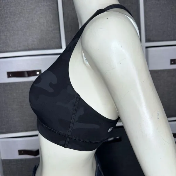 Lululemon Energy Bra Incognito Camo Multi Grey Size 4 - Image 9
