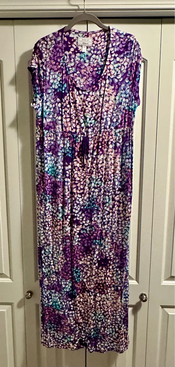 Carole Hochman Heavenly Soft Sleepwear - Gown w/pockets and Cardigan Set - Image 4
