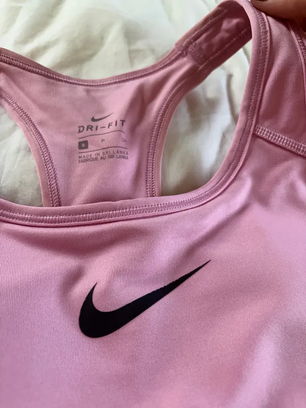 Nike Sports Bra Pink - Image 5