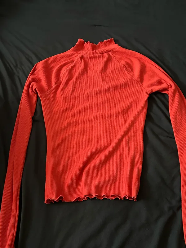 Orange SO Long Sleeve Top - Image 3