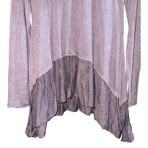 Tempo Paris Long Sleeve Fairy Top Medium Whimsical Boho Grunge Ballet Lagenlook‎ - Image 3