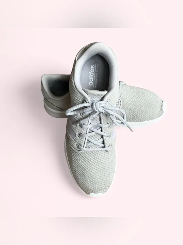 ADIDAS Women's QT Racer 2.0 Running Sneaker Shoes Gray Size 9.5 - Image 3