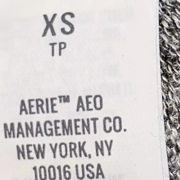 Aerie‎ Gray Heathered Jogger Pants XS High Rise Soft Lounge Sweatpants Women - Image 4