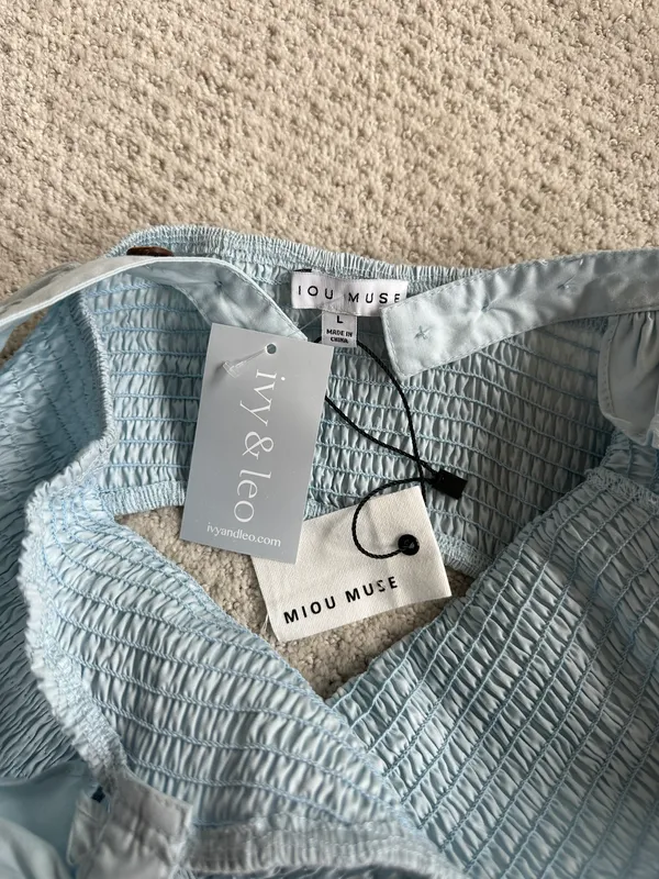 Miou Muse Blue Blush Summer Dress - Image 3