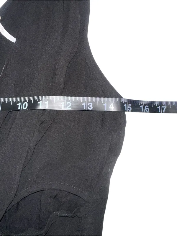 YFB Young Fabulous and Broke Black Sleeveless Twist Front Maxi Dress SMALL - Image 5