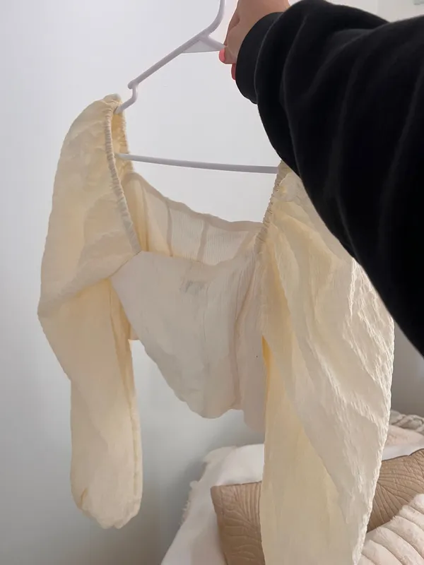 Urban Outfitters Balloon Sleeve Top - Image 4
