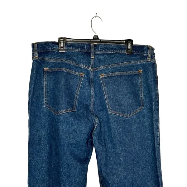 Abercrombie & Fitch Women's Jeans‎ Curve Love Wide Leg Stretch Mid-Rise 32/14S - Image 6