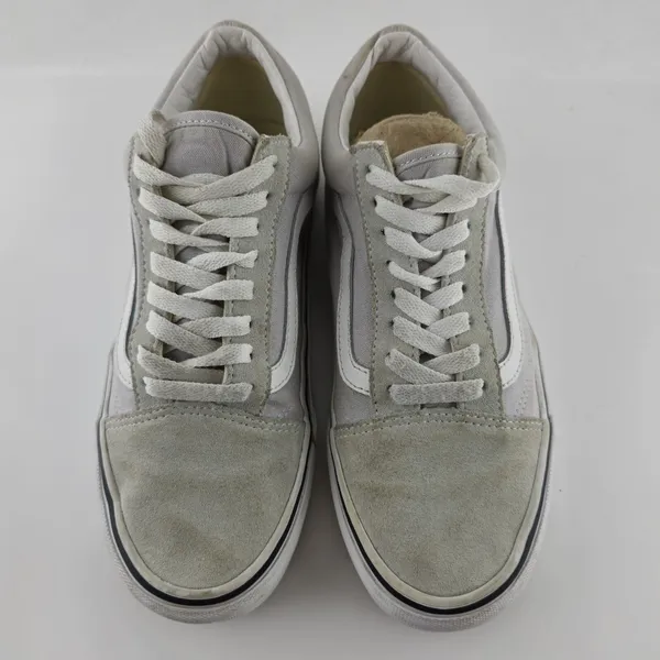 Vans Old Skool Shoes Mens 7.5 Womens 9 Gray/White Skateboard Sneakers‎ - Image 5