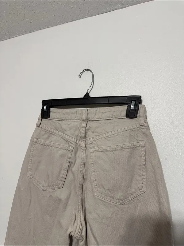 Abercrombie & Fitch Light Beige “The Loose” Baggy Jeans - Image 7
