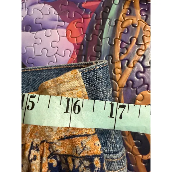 We The‎ Free Wide Leg Boho Paisley Print Jeans Size 31 - Image 6