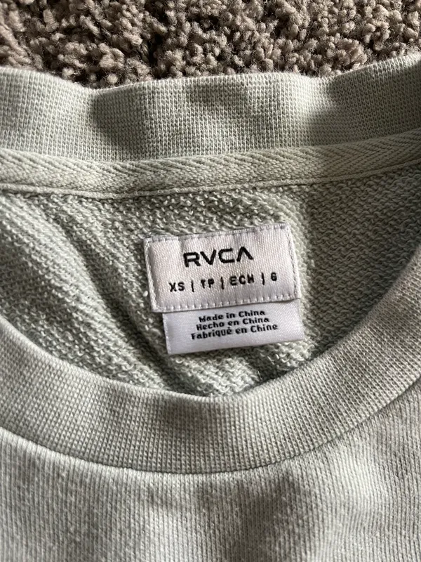 RVCA Cropped Sweatshirt - Image 2