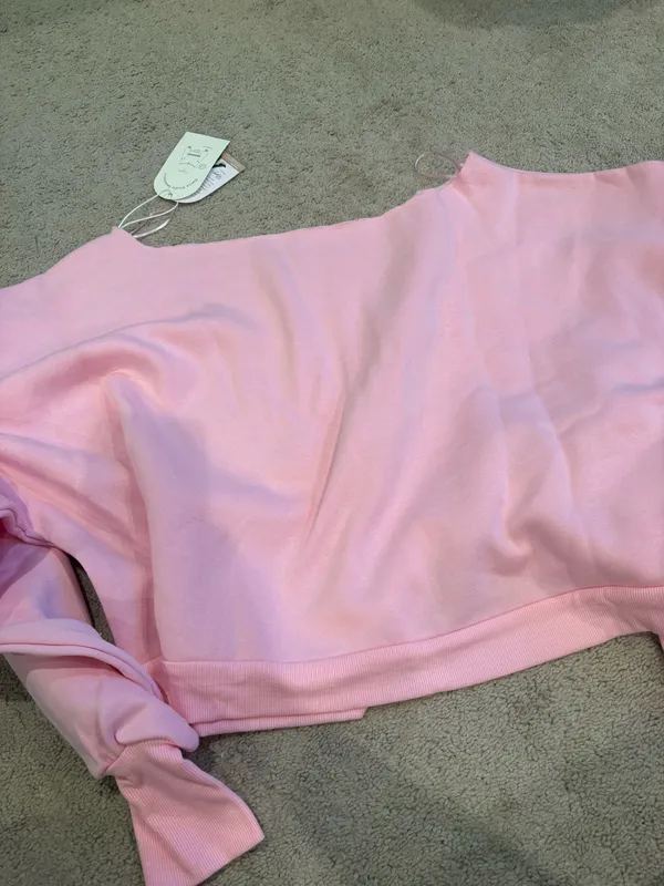 Blogilates Dance Studio Sweatshirt Pink Size 2X New - Image 3