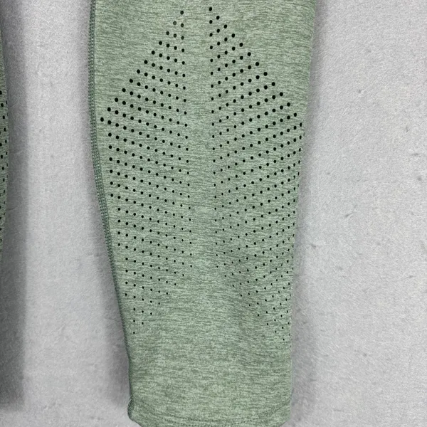 Nike Dri Fit 3/4 Length Compression Tights Pants Women's Large Green Running Gym - Image 10