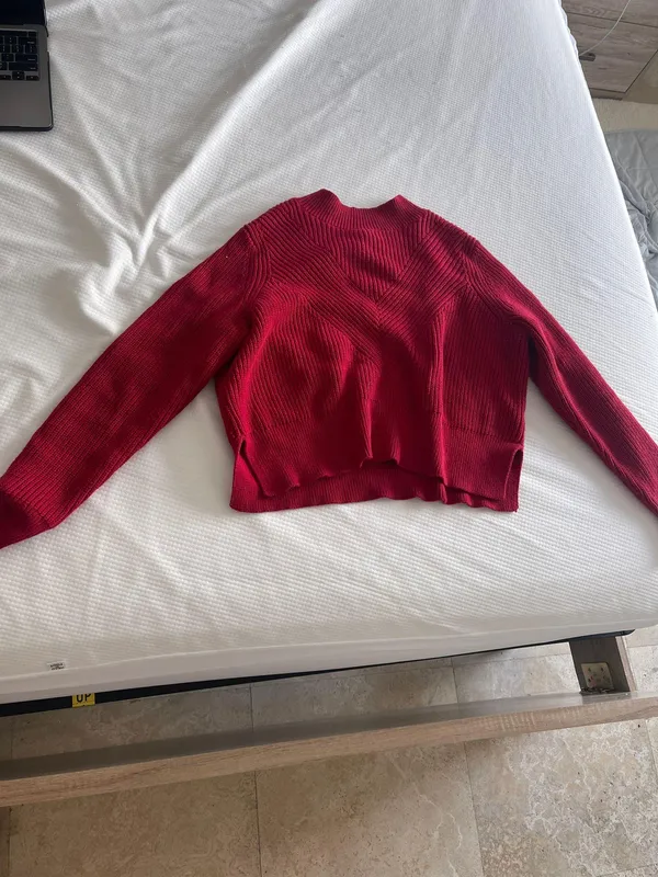 Cropped Sweater Red Size XS - Image 5