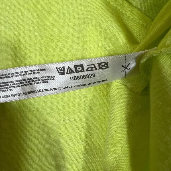 Free People Movement No Sweat Tank Top Twist Open Back Neon Lime Activewear XS - Image 8