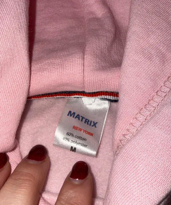 Pink NYC Sweatshirt Size M - Image 2