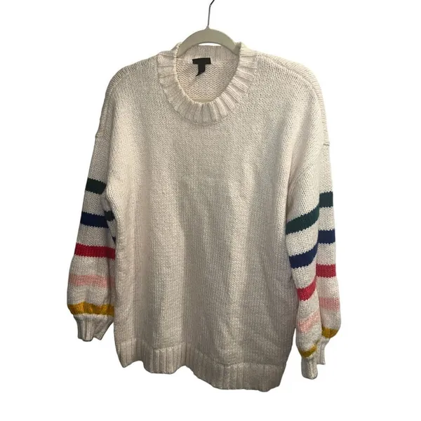 ✨Torrid Cotton Intarsia Pullover Balloon Sleeve Sz 0X Sweater✨ - Image 5