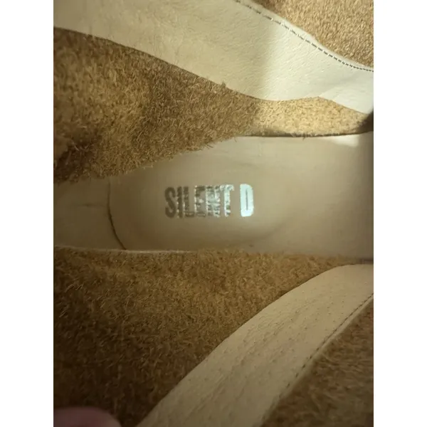 Silent D Nene tan leather booties Women's Size 39 US 8-8.5 Platform - Image 13