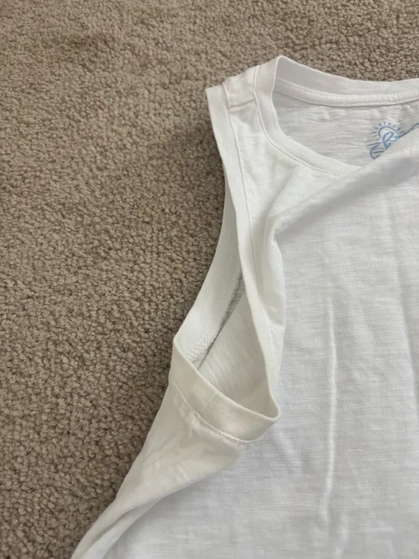 Southern tide Sun farer collections women’s sleeveless tank top white - Image 4