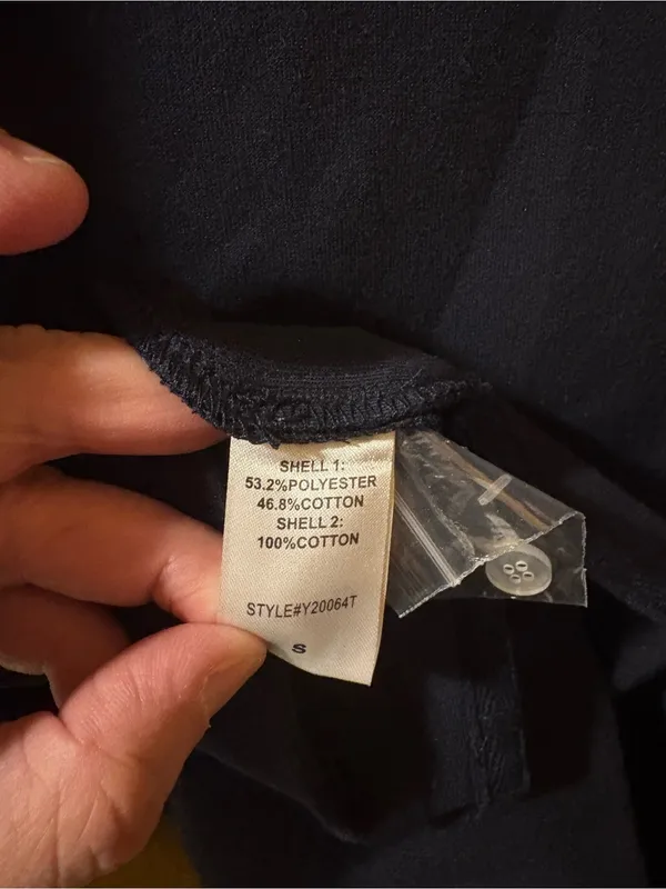 NWOT Tuckernuck Pomander Place Charlotte Navy Terry Collared Dress - Image 11