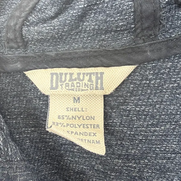Duluth Trading Jacket Womens Medium Gray Mist Master Hooded Utility Parka - Image 7