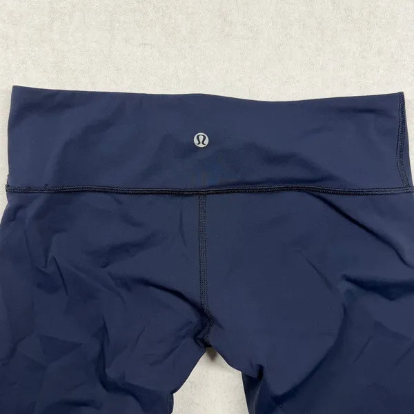 Lululemon Wunder Under Crop Leggings Women’s 8 Navy Blue High Rise Yoga - Image 3