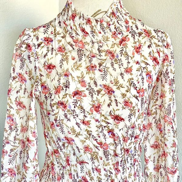 Princess Polly Dress Sz 2 Mini Floral Ruffle Tiered Sheer Whimsical Coquette - Image 6