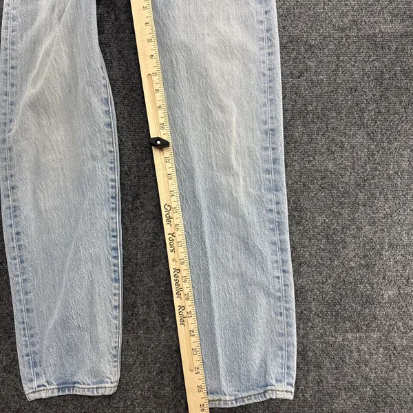 Levi’s Premium Wedgie Straight Ankle Jeans Women’s 26 Light Wash 26 Inseam - Image 9